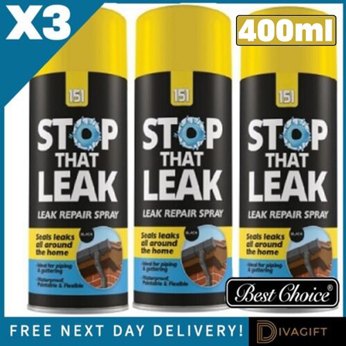 Black leak repair spray - leak,