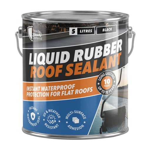 Liquid rubber roof sealant - roof,