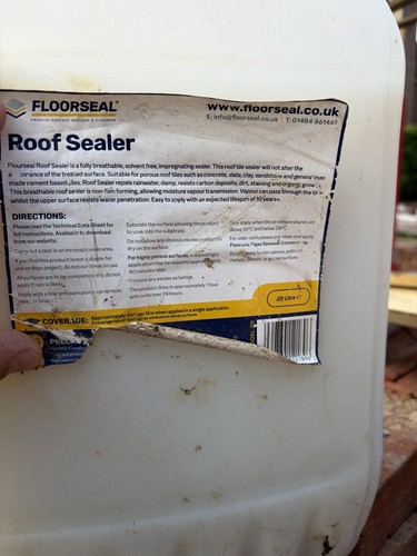 Floor seal roof - floor,