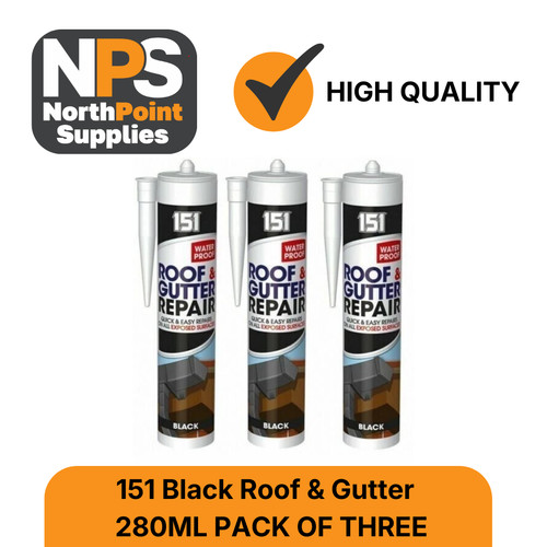 151 black roof gutter - 151, &