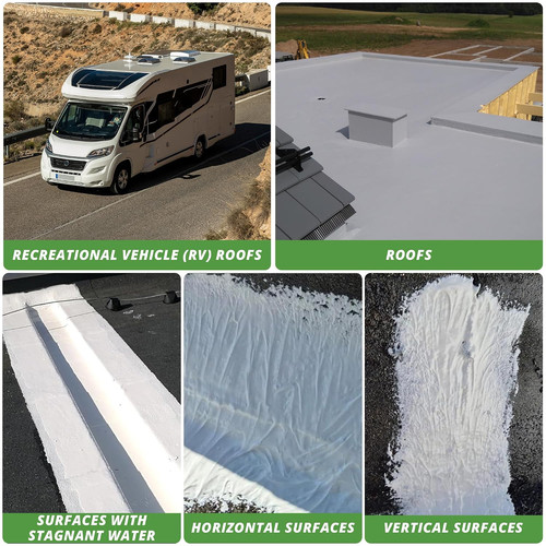 Waterproof grey roof sealant - grey,