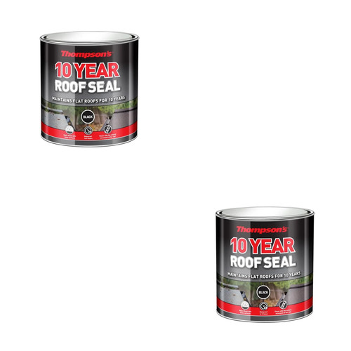 Ronseal roof sealant black - roof, 1
